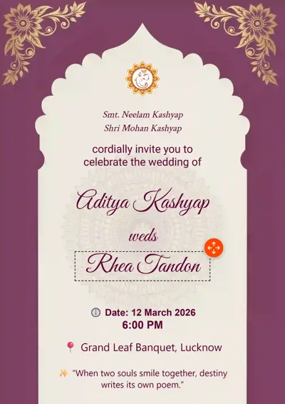 Top Seller Wedding Template - Editable Invitation Design